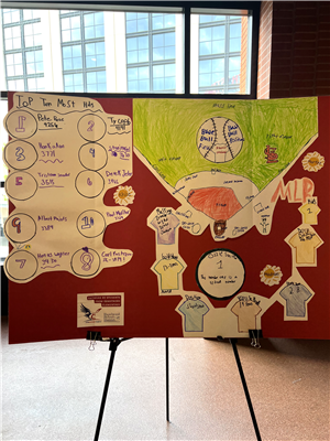 Armstrong Student Artwork at Busch Stadium